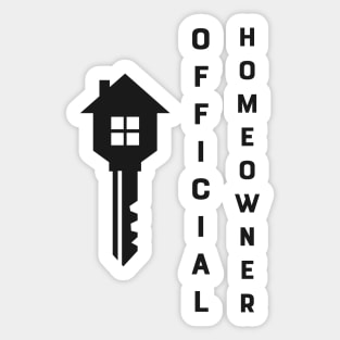 Official Homeowner Sticker